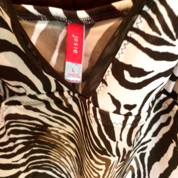 ❤️Josie Natori Zebra Print Camisole/Tank*NEW - Picture 4 of 8